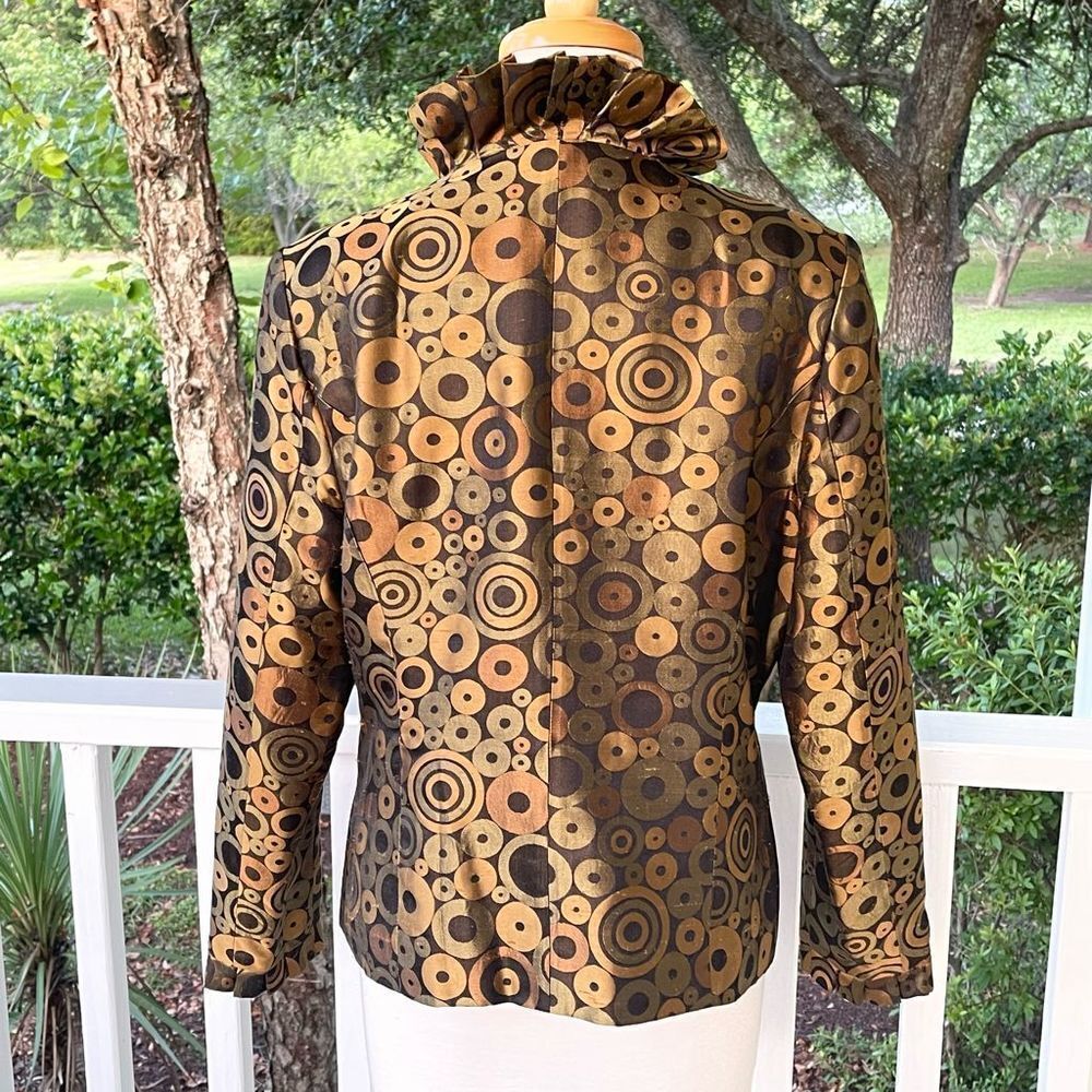 Samuel Dong Silk Patterned Jacket - image 2